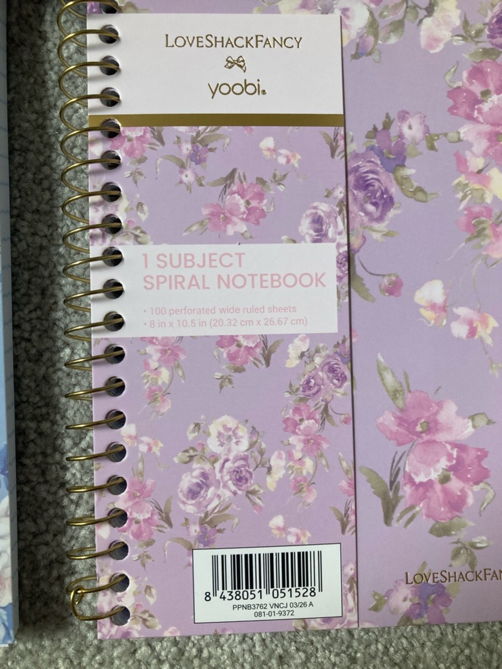 IN-HAND | LoveShackFancy x Target Yoobi Set of 4 Notebooks & 12-Pack Pencils - Picture 4 of 8